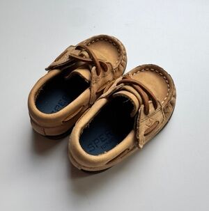 Like New Sperry Baby Boat Shoes - Tan Suede - Size [1]